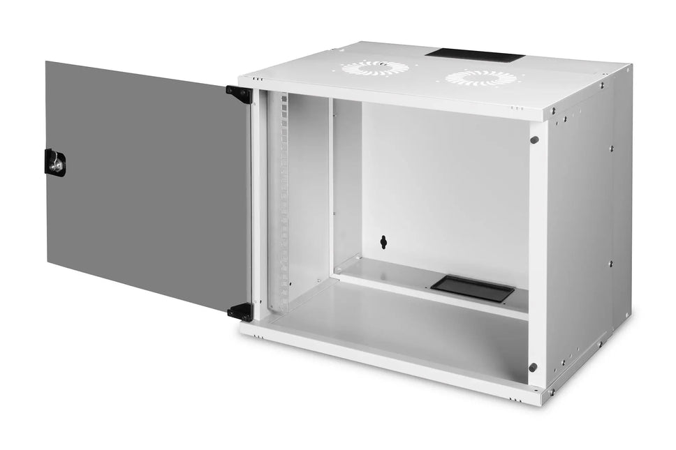 9U wandkast, SOHO PRO, ongemonteerd 540x400x460mm, grijs - Networkdiscount.com