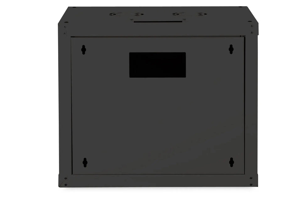 9U wandkast, Uniek 600x450x509 mm, kleur zwart (RAL 9005) - Networkdiscount.com