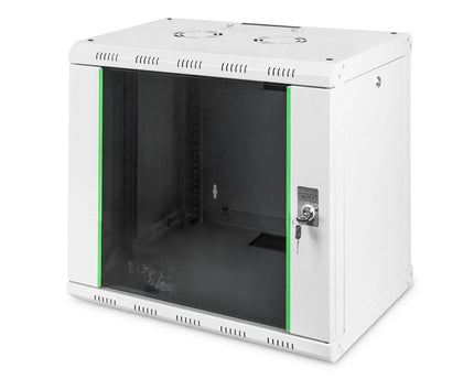 9U wandkast, Unique 600x450x509 mm, kleur grijs (RAL 7035) - Networkdiscount.com
