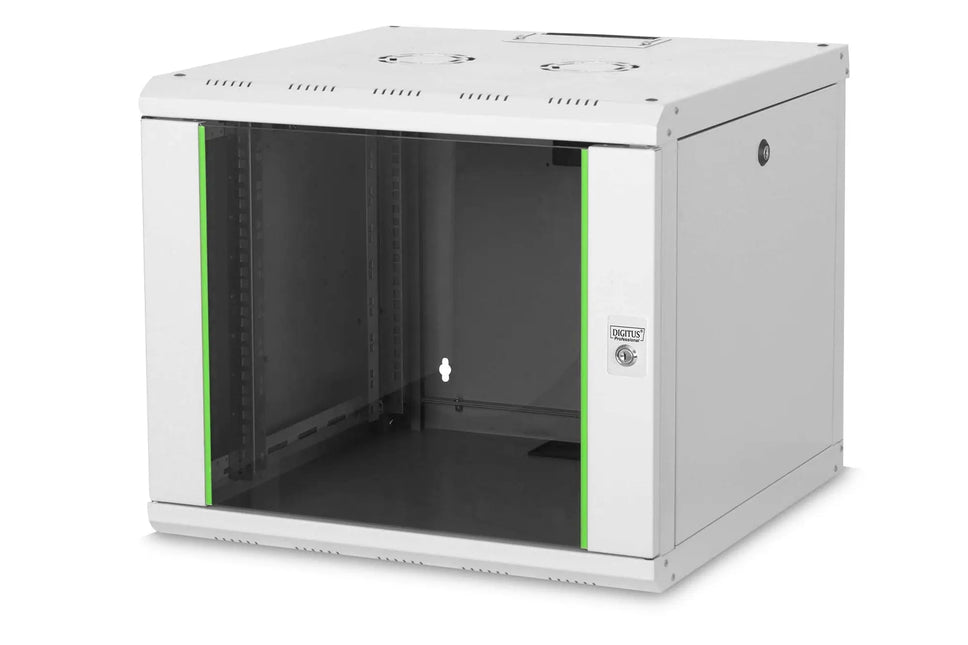 9U wandkast, Unique 600x600x509 mm, kleur grijs (RAL 7035) - Networkdiscount.com