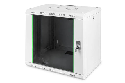 9U wandmontagekast, Unique 509x600x450 mm, kleur grijs (RAL 7035) - Networkdiscount.com
