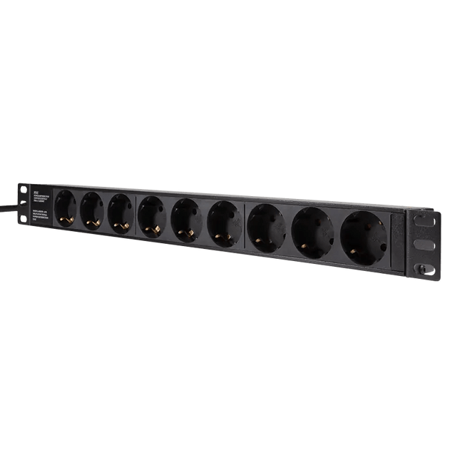 BASIC 9 voudige stekkerdoos voor 19 inch serverkasten - Networkdiscount.com