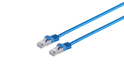 Cat7 2M Blauw SSTP/PiMF halogeenvrij patchkabel
