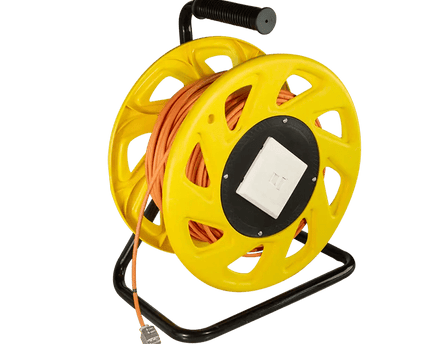 Cat 7A S/FTP netwerkkabel op mobiele haspel 90 M - Networkdiscount.com
