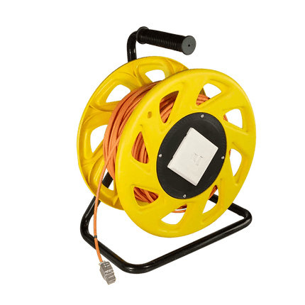 Cat 7A S/FTP netwerkkabel op mobiele haspel 90 M - Networkdiscount.com