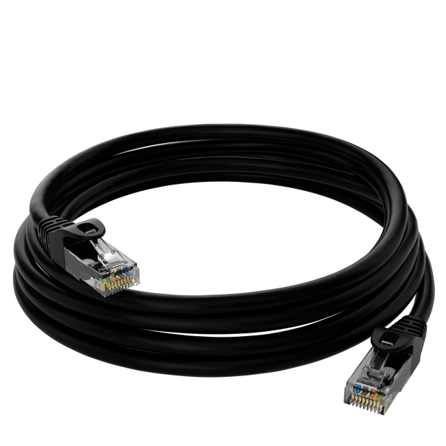 Cat5e 0.25M Zwart UTP kabel - Networkdiscount.com