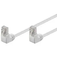 Cat5e 0.5 M Wit UTP - kabel 2 x haaks - Networkdiscount.com