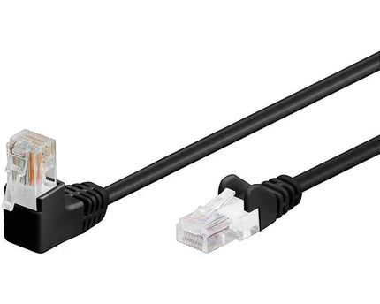 Cat5e 1 meter Zwart UTP - kabel 1 x haaks - Networkdiscount.com