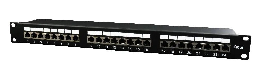 CAT5e 24 poorts patchpanel STP - Networkdiscount.com