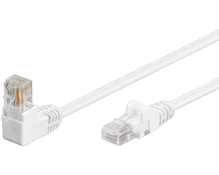 Cat5e 3 meter Wit UTP - kabel 1 x haaks - Networkdiscount.com
