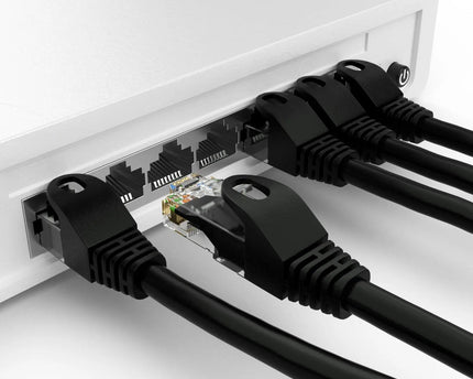 Cat5e 3M Zwart UTP kabel - Networkdiscount.com