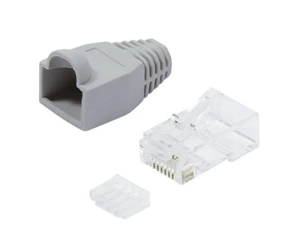 CAT6 Connector met tule RJ45 - UTP 10 stuks voor soepele kabel - Networkdiscount.com