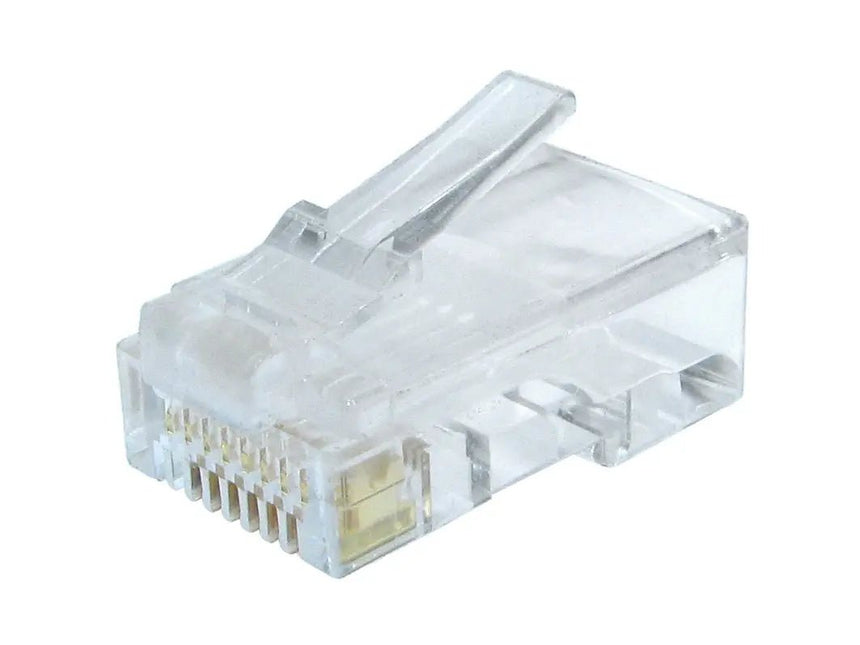 CAT6 Connector RJ45 - UTP 100 stuks voor stugge kabel - Networkdiscount.com