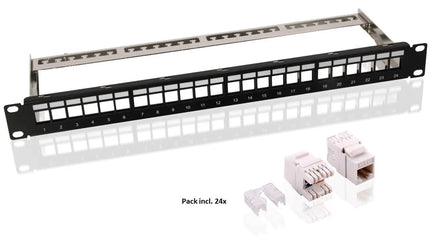 CAT6 keystone patch panel set - Networkdiscount.com