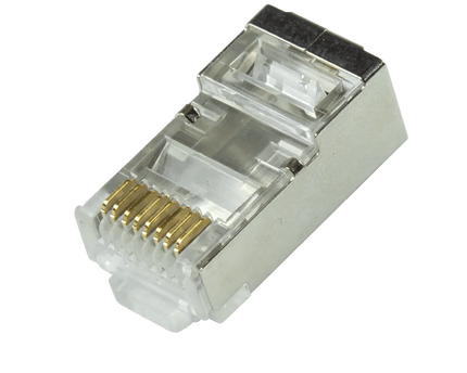 CAT6a Connector RJ45 - STP 10 stuks voor soepele en stugge kabel - Networkdiscount.com