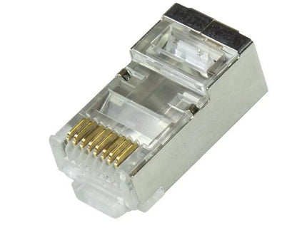 CAT6a Connector RJ45 - STP 50 stuks voor soepele en stugge kabel - Networkdiscount.com