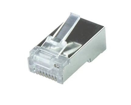 CAT6a Connector RJ45 - STP 50 stuks voor soepele en stugge kabel - Networkdiscount.com
