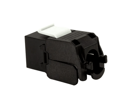 CAT6a keystone jack RJ45 UTP toolless zwart - Networkdiscount.com