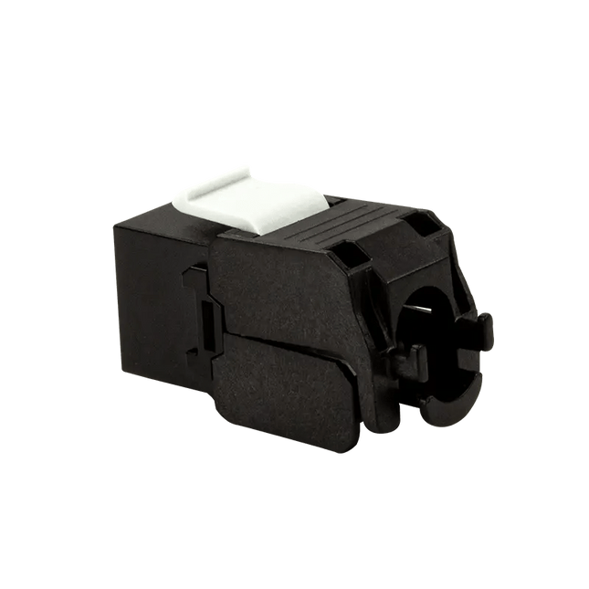 CAT6a keystone jack RJ45 UTP toolless zwart - Networkdiscount.com