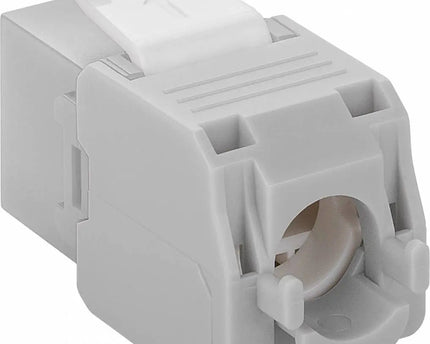 CAT6a Keystone RJ45 unshielded grijs - Networkdiscount.com