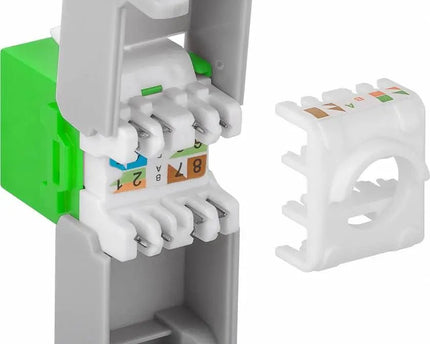 CAT6a Keystone RJ45 unshielded groen - Networkdiscount.com