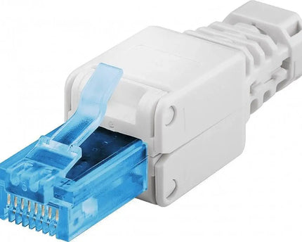CAT6a RJ45 Connector Toolless - UTP voor soepele en stugge kabel - Networkdiscount.com