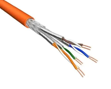Cat.6A S/FTP Kabel Soepel AWG26 LSZH Oranje 500m 100% koper - Networkdiscount.com