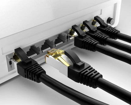 Cat6a S/FTP PIMF LSOH zwart 30 meter - Networkdiscount.com
