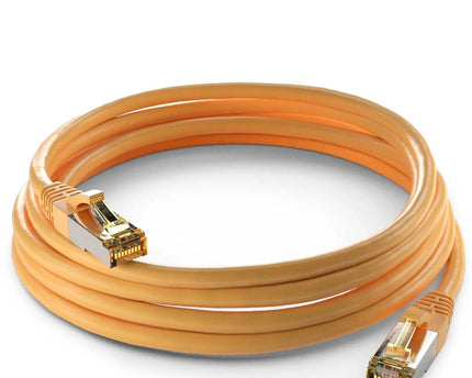 CAT6a S/FTP PIMF LSZH Geel 5 meter - Networkdiscount.com