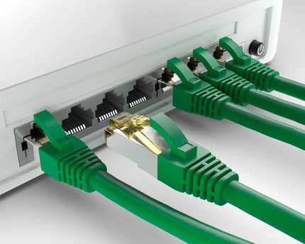 Cat6a S/FTP PIMF LSZH Groen 0.5 meter - Networkdiscount.com