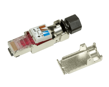 CAT6a Toolless RJ45 Connector - STP voor soepele en stugge kabel - Networkdiscount.com