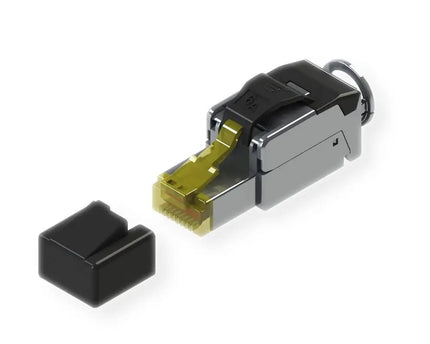 CAT6a toolless RJ45 connector - STP voor soepele en stugge kabel - Networkdiscount.com