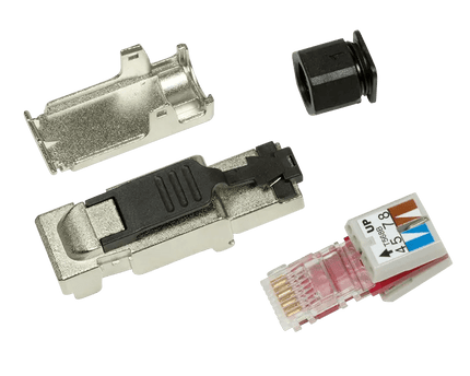 CAT6a Toolless RJ45 Connector - STP voor soepele en stugge kabel - Networkdiscount.com