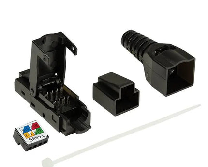 CAT6a Toolless RJ45 Connector - UTP voor soepele en stugge kabel - Networkdiscount.com