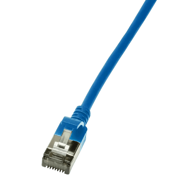 CAT6a U/FTP Ultraflex, 100% koper, blauw, 0.5M - Networkdiscount.com