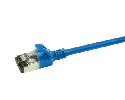 CAT6a U/FTP Ultraflex, 100% koper, blauw, 0.5M - Networkdiscount.com