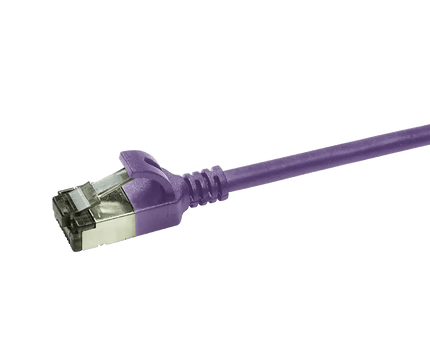 CAT6a U/FTP Ultraflex, 100% koper, paars, 0.3M - Networkdiscount.com