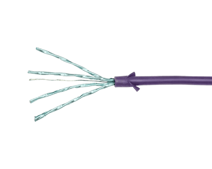 CAT6a U/FTP Ultraflex, 100% koper, paars, 0.3M - Networkdiscount.com