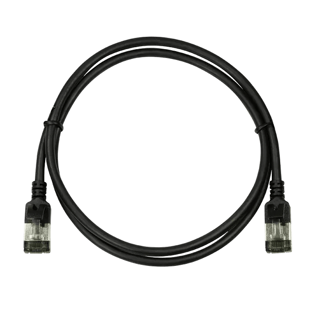 CAT6a U/FTP Ultraflex, 100% koper, zwart, 1.5M - Networkdiscount.com
