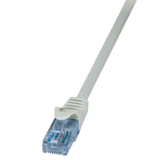 CAT6a U/UTP grijs 0.25M CCA - Networkdiscount.com