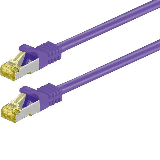 Cat7 0.25M Paars SSTP/PiMF halogeenvrij patchkabel - Networkdiscount.com