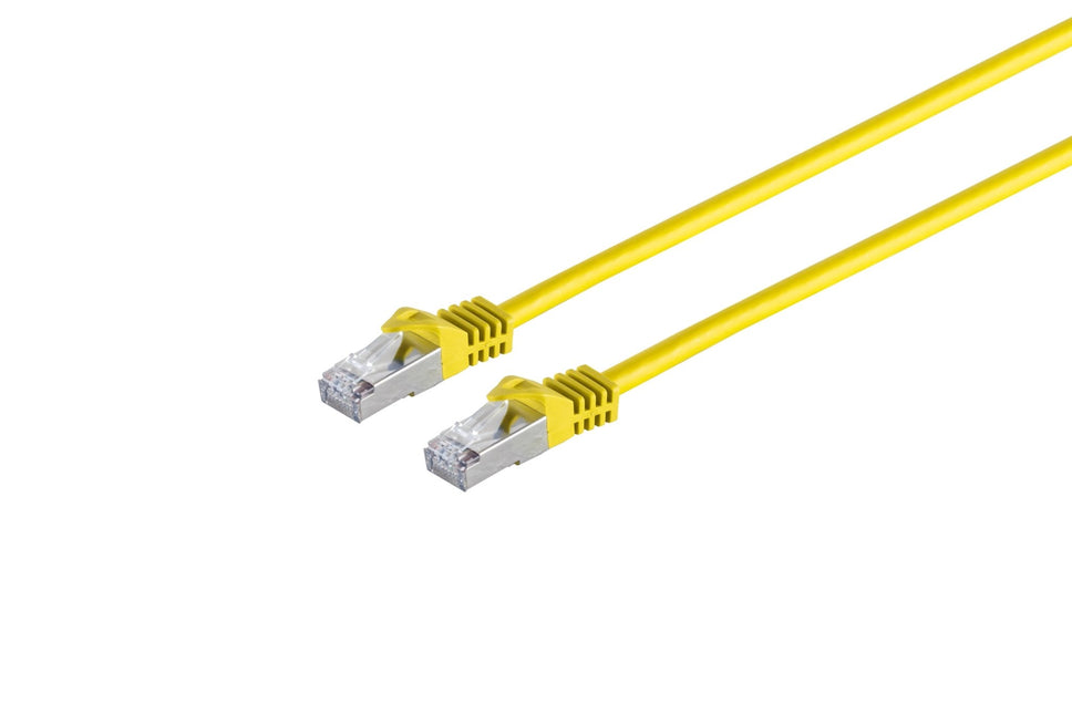 Cat7 7.5M Geel SSTP/PiMF halogeenvrij patchkabel - Networkdiscount.com