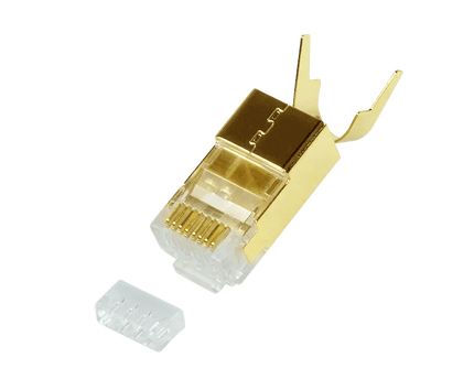 Cat.8.1 / Cat.6A RJ45 vergulde connectoren 10 stuks - Networkdiscount.com