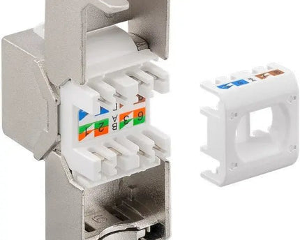 CAT8.1 Keystone RJ45 STP Toolless GHMT - Gecertificeerd - Networkdiscount.com