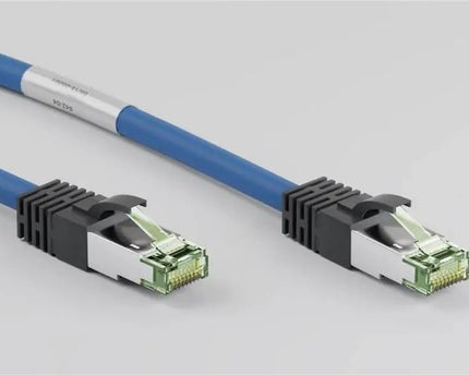 CAT8.1 S/FTP PIMF LSZH 0.25M Blauw - Networkdiscount.com