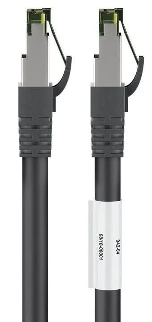 CAT8.1 S/FTP PIMF LSZH 0.25M Zwart - Networkdiscount.com
