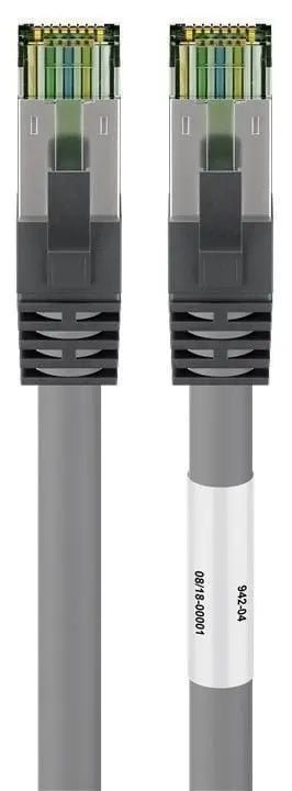 CAT8.1 S/FTP PIMF LSZH 0.5M Grijs - Networkdiscount.com