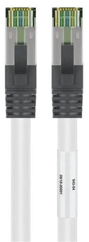 CAT8.1 S/FTP PIMF LSZH 10M Wit - Networkdiscount.com