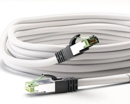 CAT8.1 S/FTP PIMF LSZH 15M Wit - Networkdiscount.com