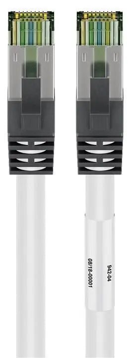 CAT8.1 S/FTP PIMF LSZH 15M Wit - Networkdiscount.com